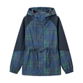 AW Women Vintage Grid Loose Jacket Oversize Loose Stand Collar Coat Long Sleeve Hoodie Lace Up Outwears New Lady Streetwears